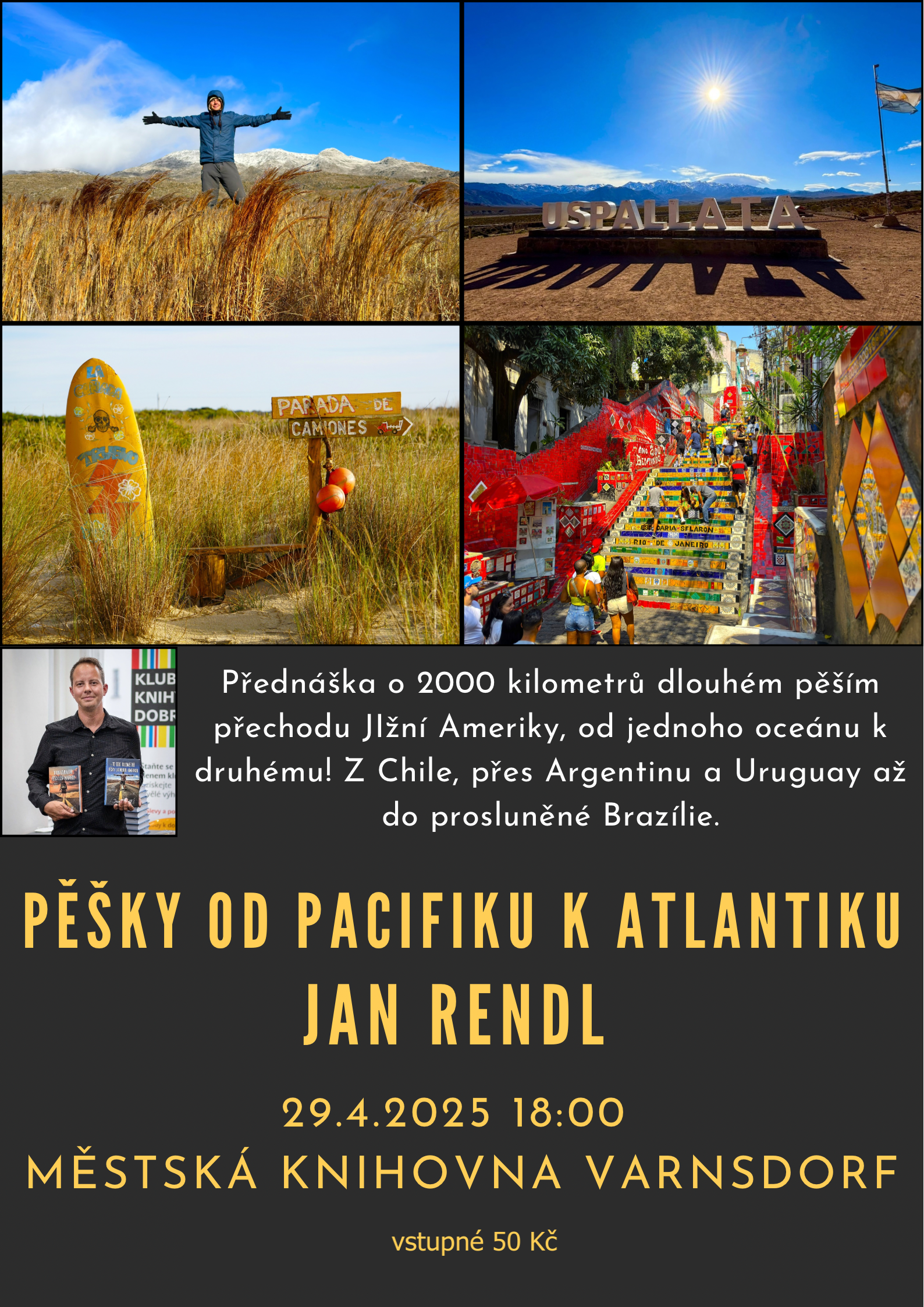 Pěšky od Pacifiku k Atlantiku - Jan Rendl