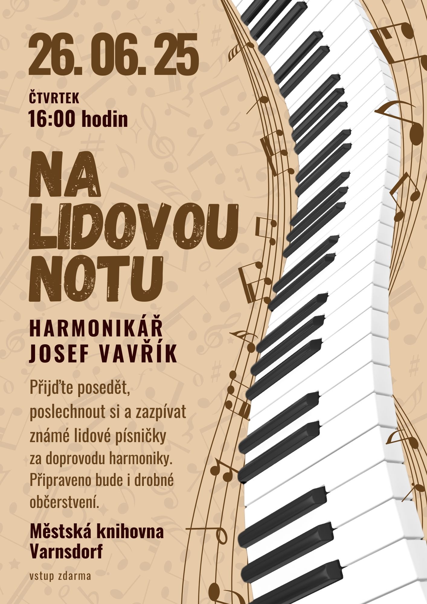 Na lidovou notu - Harmonikář Josef Vavřík