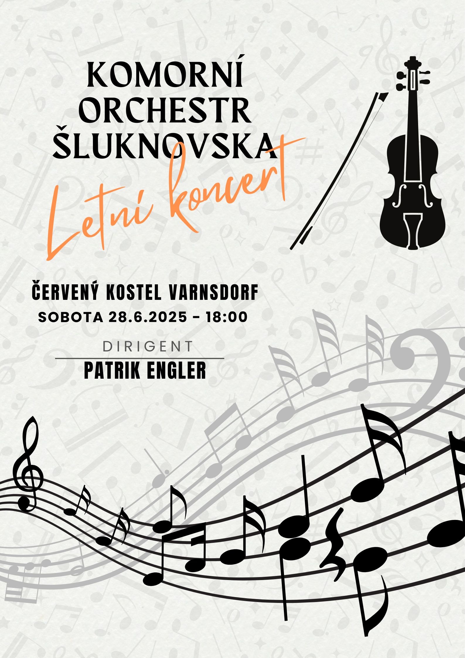Letní koncert v Červeném kostele - Komorní orchestr Šluknovska